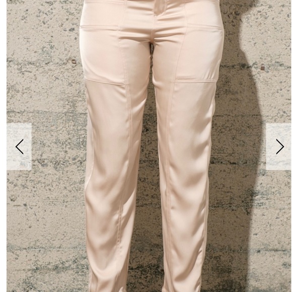 SATIN BLOUSE AND PANT SET - Picture 5 of 5